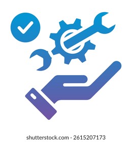 Management Service Icon Element For Design