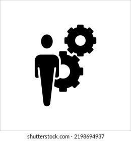 Management Symbol Icon Vector Design Illustration
