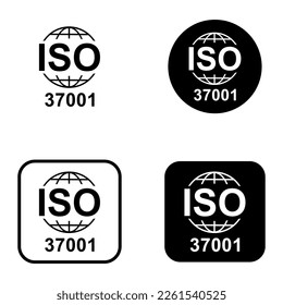 Management Systems. Standard quality symbol. Vector button sign isolated on white background .