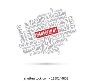 management text background