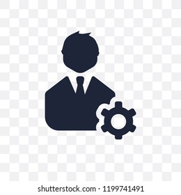 Management transparent icon. Management symbol design from Business collection. Simple element vector illustration on transparent background.