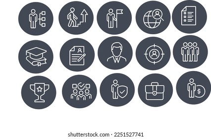 Management vector design icon RESOURCE