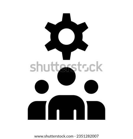 Management Vector Glyph Icon For Personal And Commercial Use.

