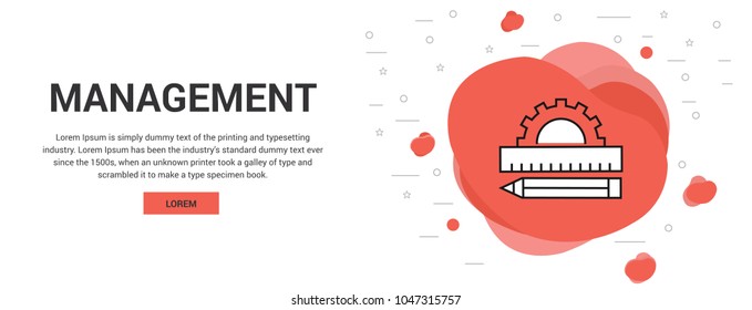management vector icon