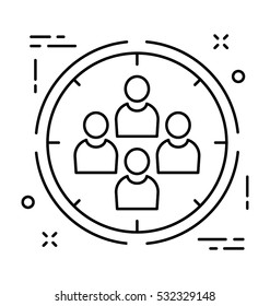 Management Vector Icon