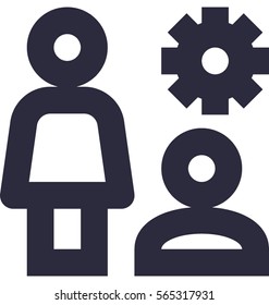 Management Vector Icon