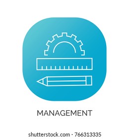 management vector icon