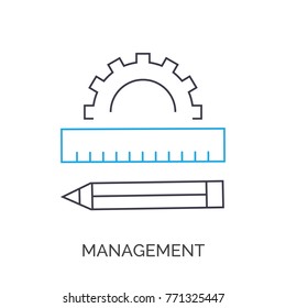 management vector icon