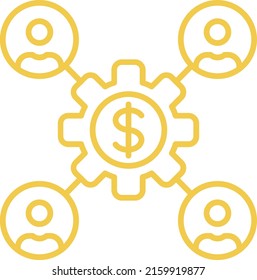 Management vector icon. Can be used for printing, mobile and web applications.
