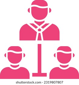 Management vector icon. Can be used for printing, mobile and web applications.
