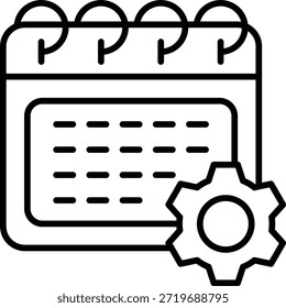 Icono de Vector de administración. Se puede utilizar para aplicaciones de impresión, móviles y de Web.