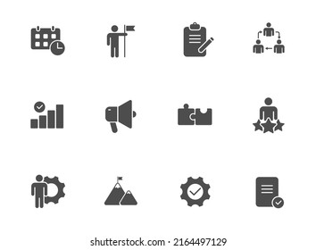 management vector icon isolated on white background. management stock vector illustration for web, mobile app and ui design