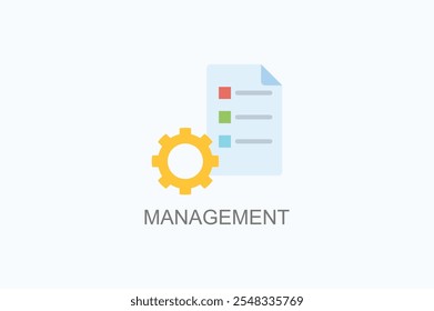 Icono De Vector De Gestión O Ilustración De Logo