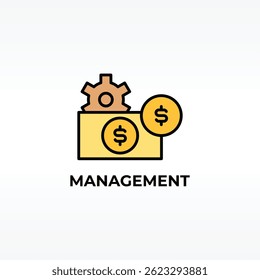 Management Vector, Icon Or Logo Sign Isolated Symbol Illustration
