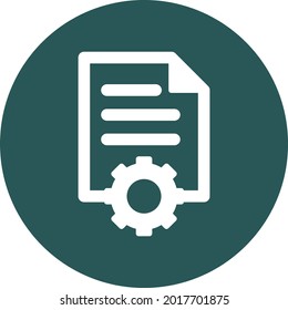 Management Vector icon that can easily modify or edit

