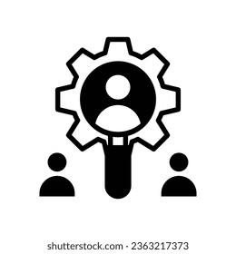 Management vector icon which can easily modify or edit

