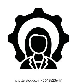 Management Vector Icon which can easily modify or edit
