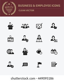 
Management,businessman icon set,vector