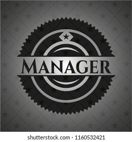 Manager black emblem