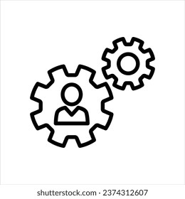 Icono del vector de administración de negocios