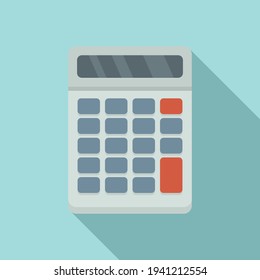Manager calculator icon. Flat illustration of Manager calculator vector icon for web design