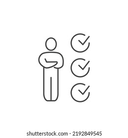 manager candidate icons  symbol vector elements for infographic web