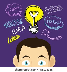 Manager cartoon character. Concept of teamwork analyzing project on business meeting. Success, idea, growing, international business and strategy vector illustration. 
