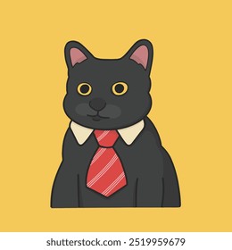 Gerenciador Cat Meme Adesivo bonito ilustração