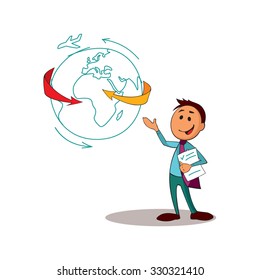 Manager consultant represents the capabilities of the company.