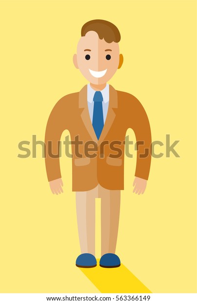 Manager Figure Illustration Office Worker Character Stock Vector ...