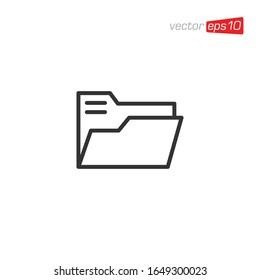 Manager File Icon Symbol Design Vector