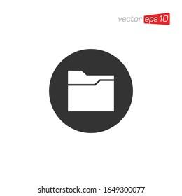 Manager File Icon Symbol Design Vector