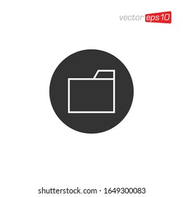 Vector de diseño de símbolo de icono de archivo de administrador