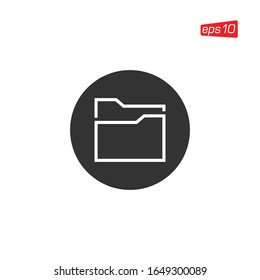 Manager File Icon Symbol Design Vector