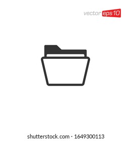 Vector de diseño de símbolo de icono de archivo de administrador