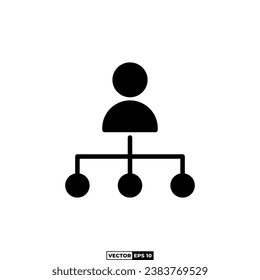 manager icon design inspiration vector template for interface, presentation, web, banner, infographic, etc