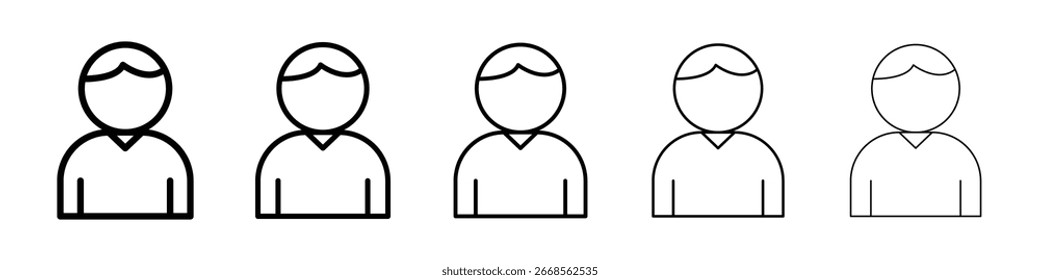 Ícone do gerente preencheu o conceito de sinal plano para web design.