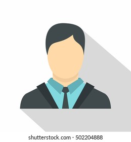Manager icon. Flat illustration of manager vector icon for web isolated on white background