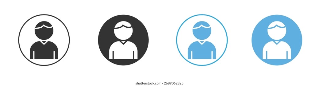 Manager-Symbol. Entwurfsvorlage für Grafiksymbol