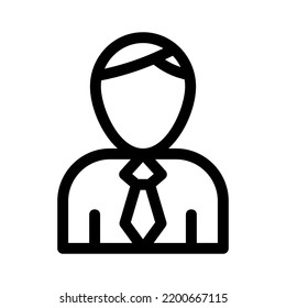 icono de administrador o logotipo símbolo de signo aislado ilustración vectorial - iconos vectoriales de estilo negro de alta calidad
