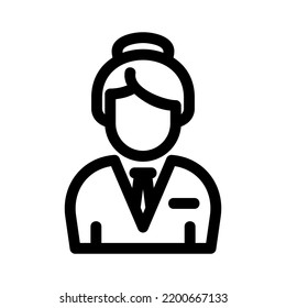 manager icon or logo isolated sign symbol vector illustration - high quality black style vector icons
