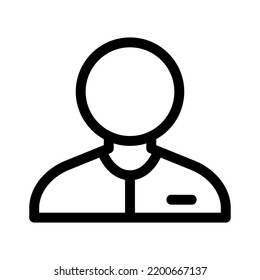 Managersymbol oder Logo einzeln auf Zeichen, Vektorgrafik - hochwertige Vektorsymbole mit schwarzem Hintergrund
