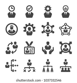 manager icon set