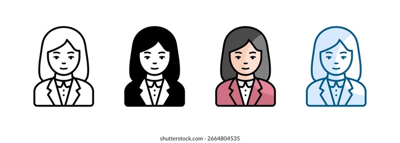 Manager Icon Set Multiple Style Collection