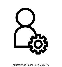 Manager Icon Vector Symbol Design Illustration