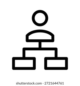 Ilustración de diseño de símbolo de Vector de icono de gerente