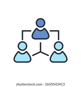manager icon. vector.Editable stroke.linear style sign for use web design,logo.Symbol illustration.