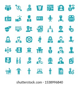 manager icons. Editable 49 manager icons. Included icons such as Worker, Contract, Man, Group, Suit, Working, Portfolio, Pilot, User, Businessman. manager trendy icons for web.