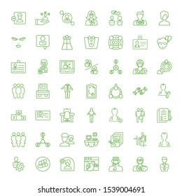 manager icons. Editable 49 manager icons. Included icons such as Employee, Businessman, Pilot, Admin, User, Group, Time management, Worker, Working. manager trendy icons for web.