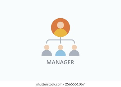 Manager Isolated Vector, Icon Or Logo Sign Symbol Illustration